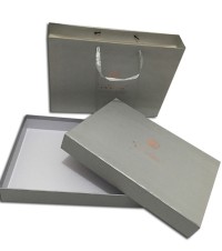 TWLP014  Custom fashion towel box design hotel towel box  make LOGO towel box  towel box garment factory side view